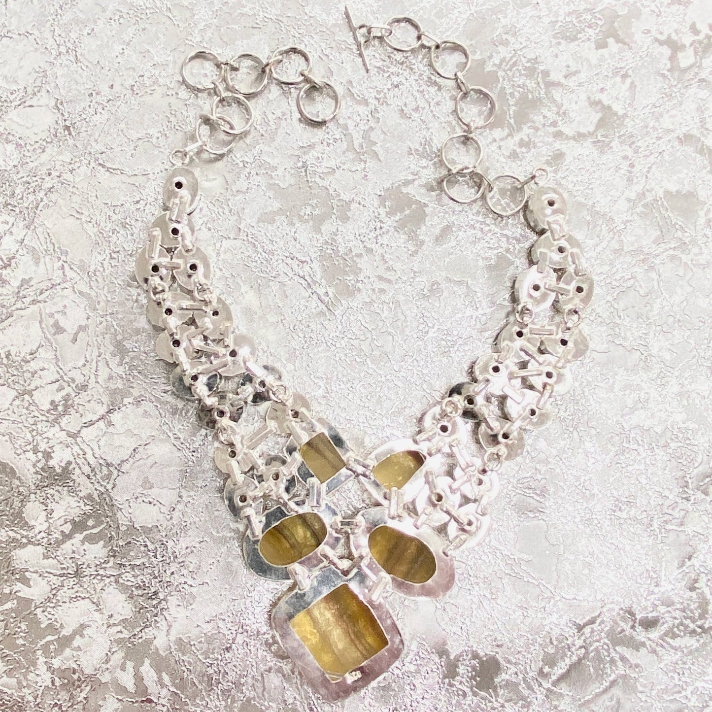Beautiful yellow Fluorite Gemstone Necklace