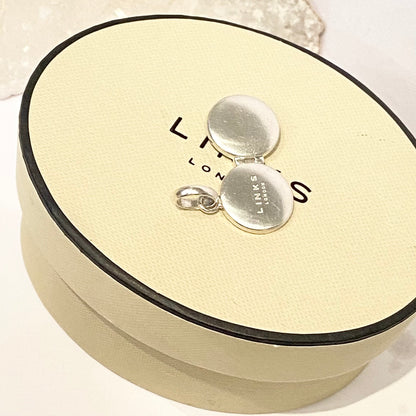 Links of London Round Sterling Silver Locket with space for two photos