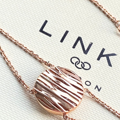 Links of London Silver 18ct RG Vermeil Bracelet inspired by the River Thames