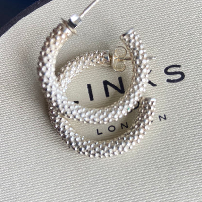 Links of London classic Effervesant  Hoop Earrings