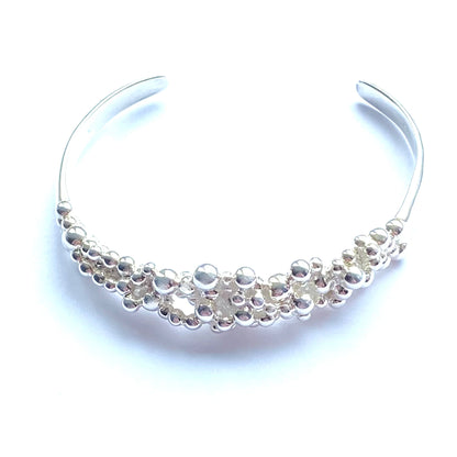 Pre loved Silver Links of London Effervescent Bubble Cuff Bracelet with minor minor