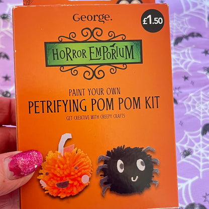 George Horror Emporium make Your Own Petrifying Pom Pom Kit