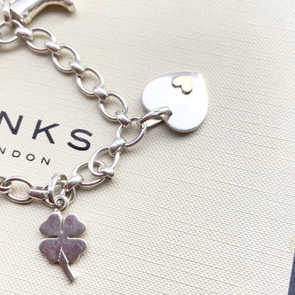 Links of London  Very rare Sterling Silver Bracelet including the charms preloved