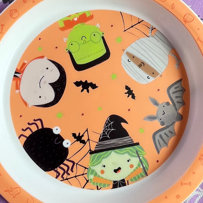 Halloween plastic plate