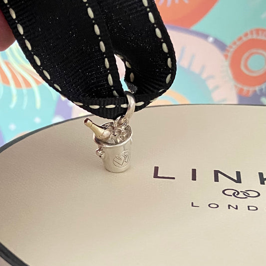 Preloved Links of London Wimbledon Champagne Ice Bucket Charm