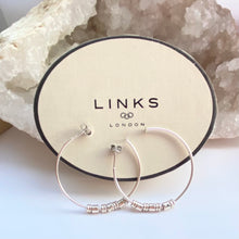 Load image into Gallery viewer, New Links of London Rare All Sorts Hoop Sterling Silver Earrings
