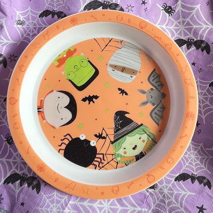 Halloween plastic plate