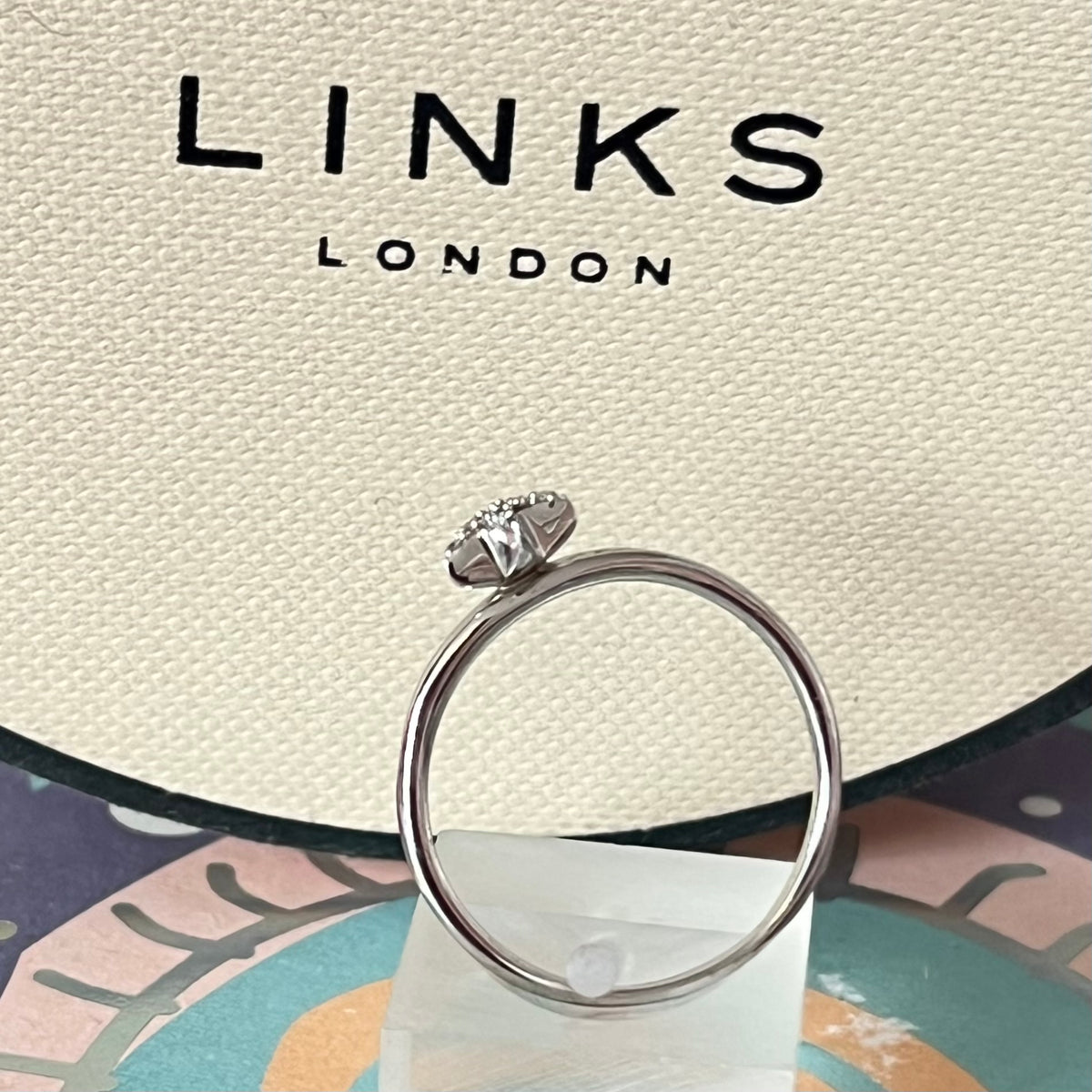 Links of London Essentials Star Crystal Ring Size P