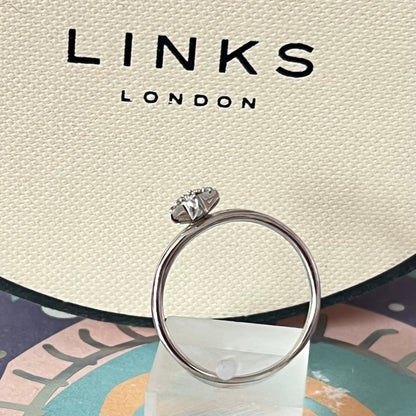 Links of London Essentials Star Crystal Ring Size P