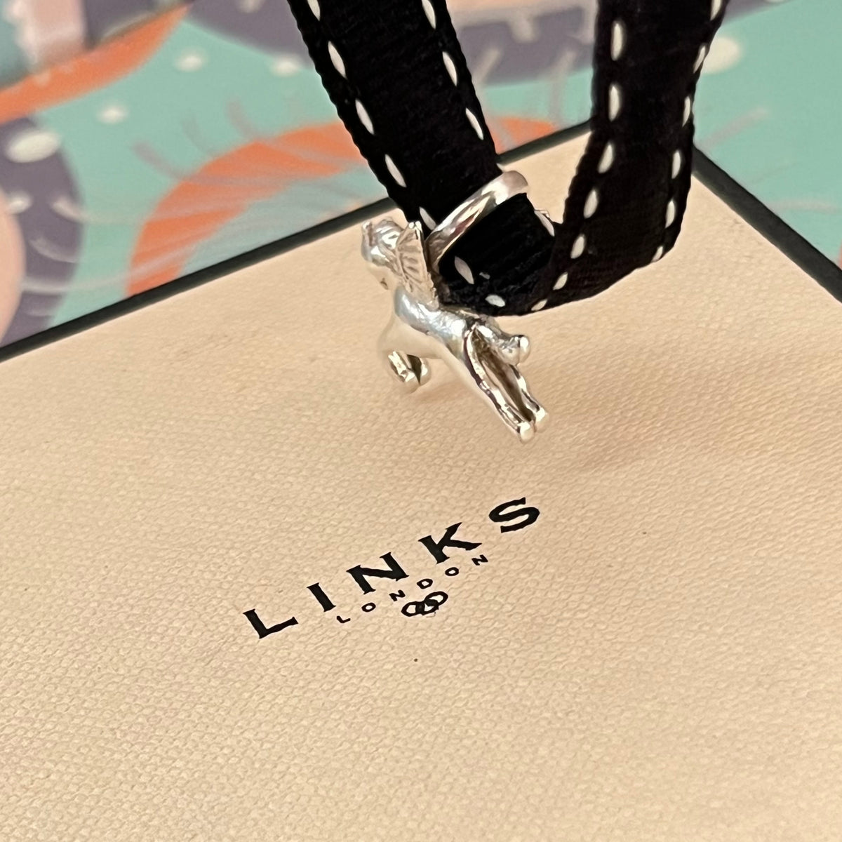 Rare Pegasus Charm crafted from Sterling Silver, by the Iconic Links of London Designers