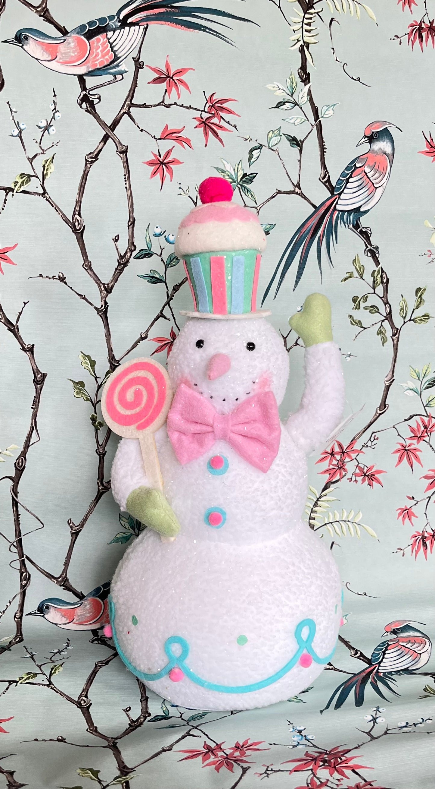16.5" Fabric Snowman Figurine Set – Christmas Decoration