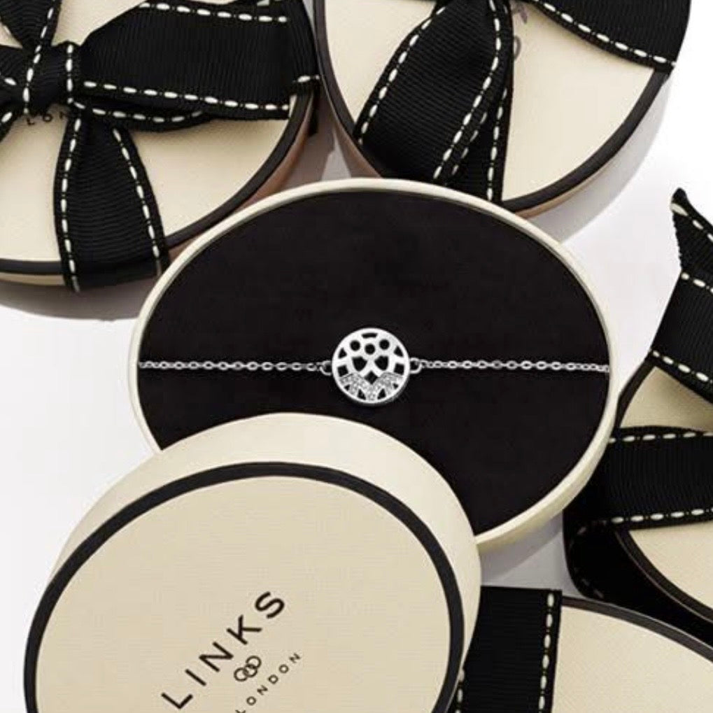Links of London Sterling Silver Limited Edition Diamond Timeless Bracelet