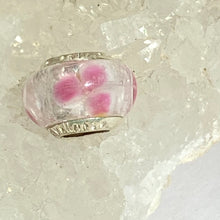 Load image into Gallery viewer, Pink and White Love Links Bead Branded Charm
