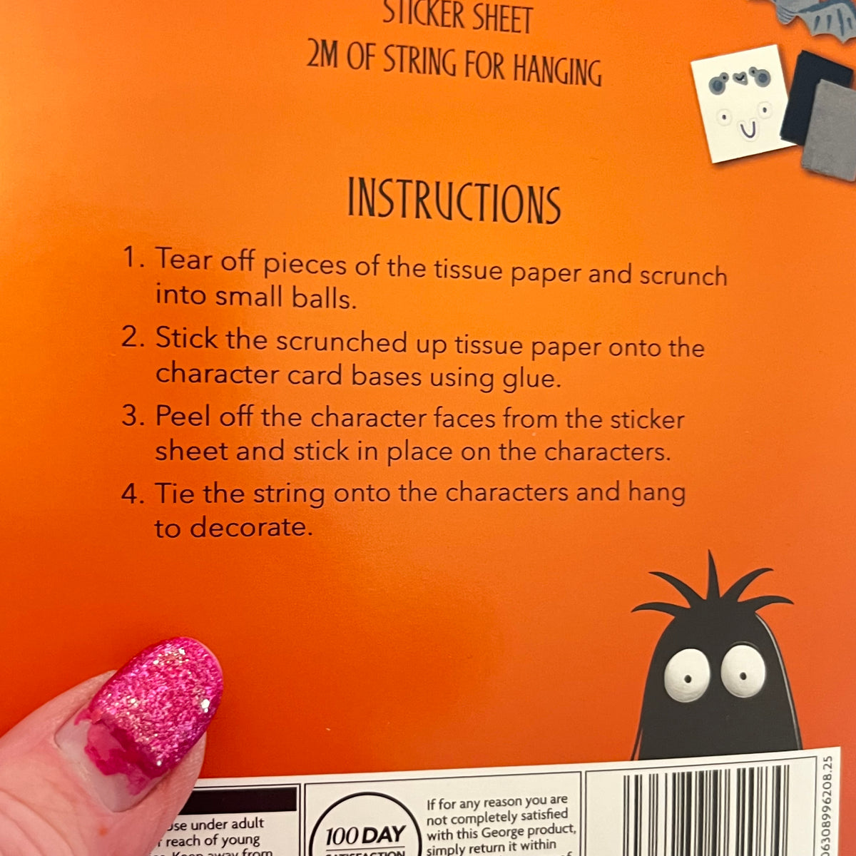 Lets Make.  Tissue Paper Decorations