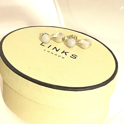 Links of London Sterling Silver Masquerade Drop Earrings
