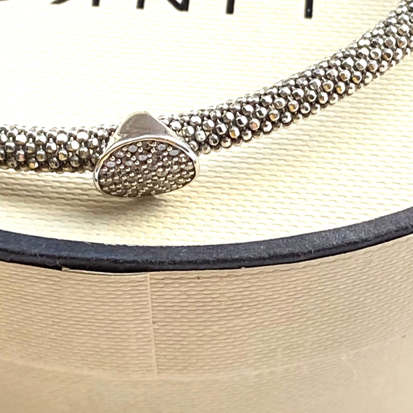 Links of London  Sterling Silver Star Burst Bead Bracelet with Crystals - 18cm