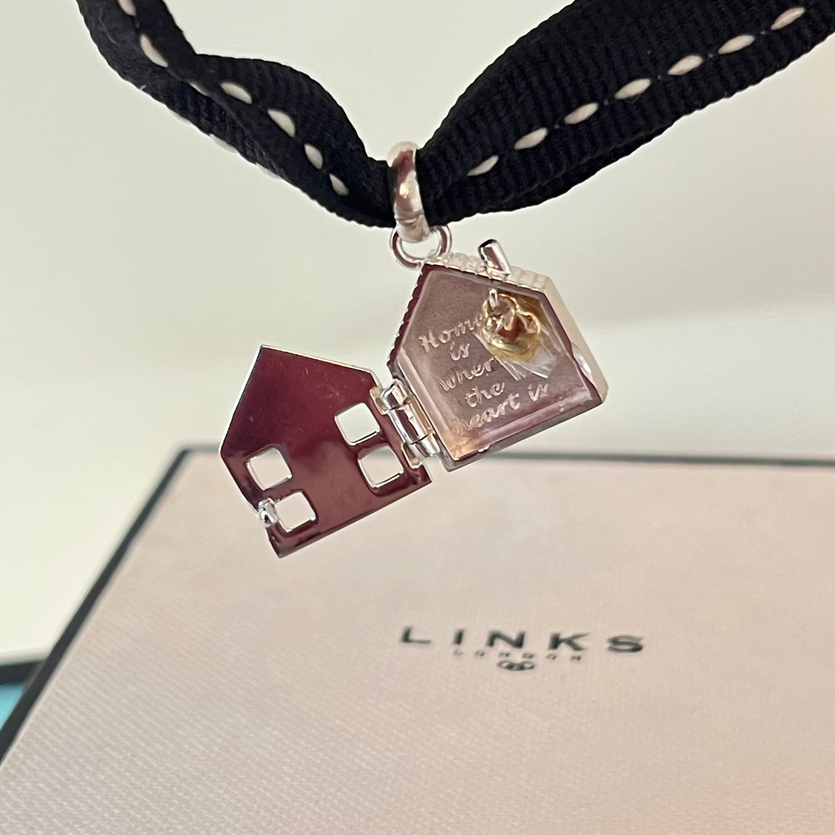 Links of London 'Home Is Where The Heart Is' Charm, Sterling Silver, 18k Gold Vermeil Heart.  Be the first to gift this.