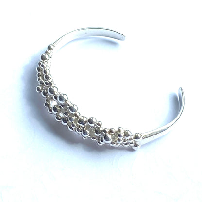 Pre loved Silver Links of London Effervescent Bubble Cuff Bracelet with minor minor