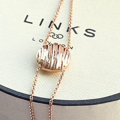 Links of London Silver 18ct RG Vermeil Bracelet inspired by the River Thames