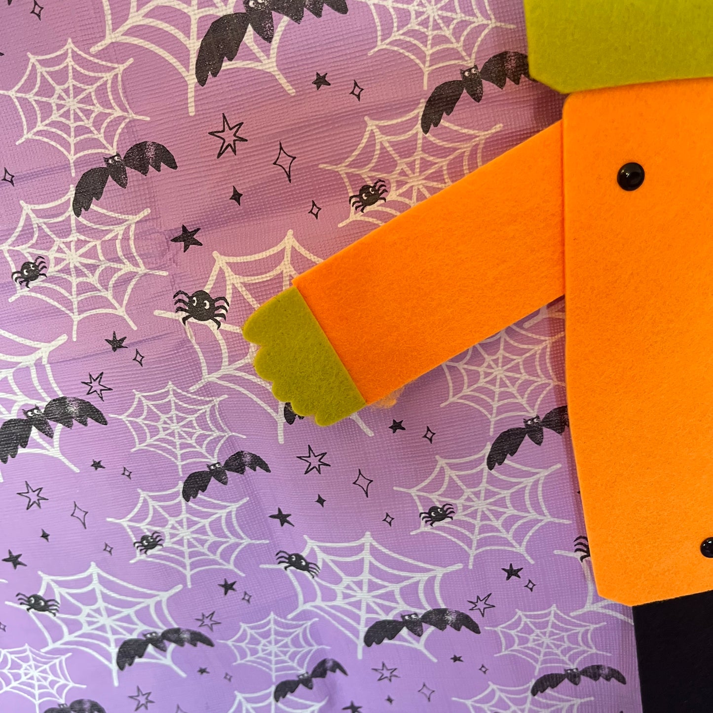 Felt Creepy Frankenstein's monster, created from cut-out felt Hanging Decoration