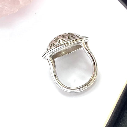 Authentic Links of London Sterling Silver Timeless Domed Ring