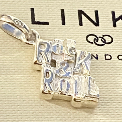 Sterling Silver Links of London Rock  & Roll Charm