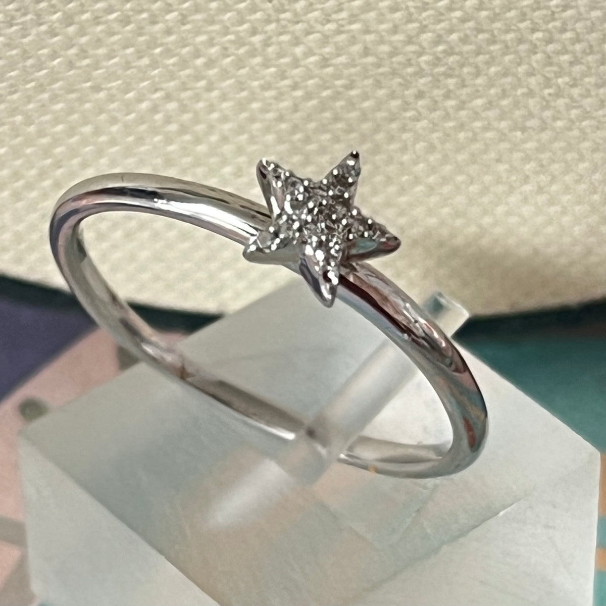 Links of London Essentials Star Crystal Ring Size P