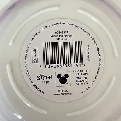 Reusable Disney Bowl featuring stitsh Halloween design