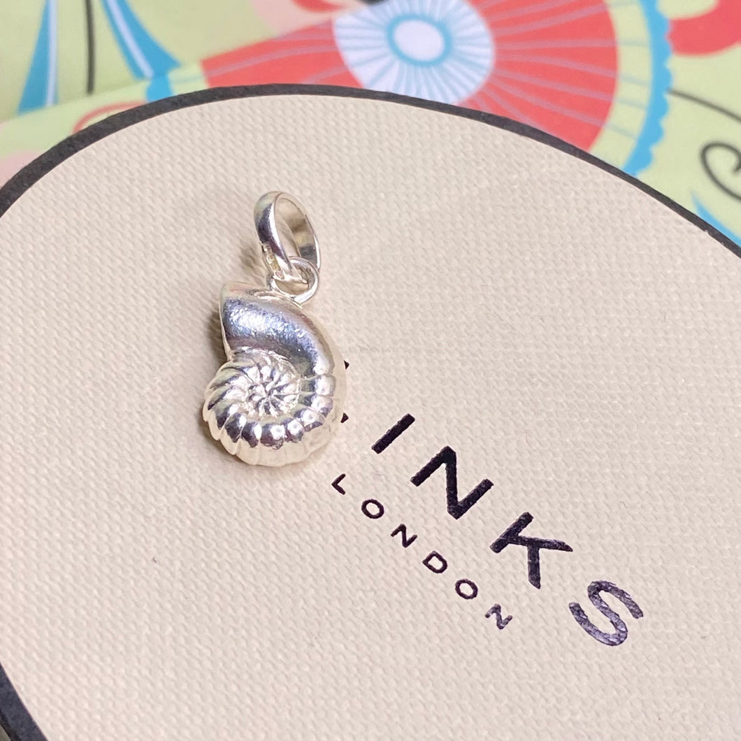 Sterling Silver Hallmarked Links of London Ammonite Charm