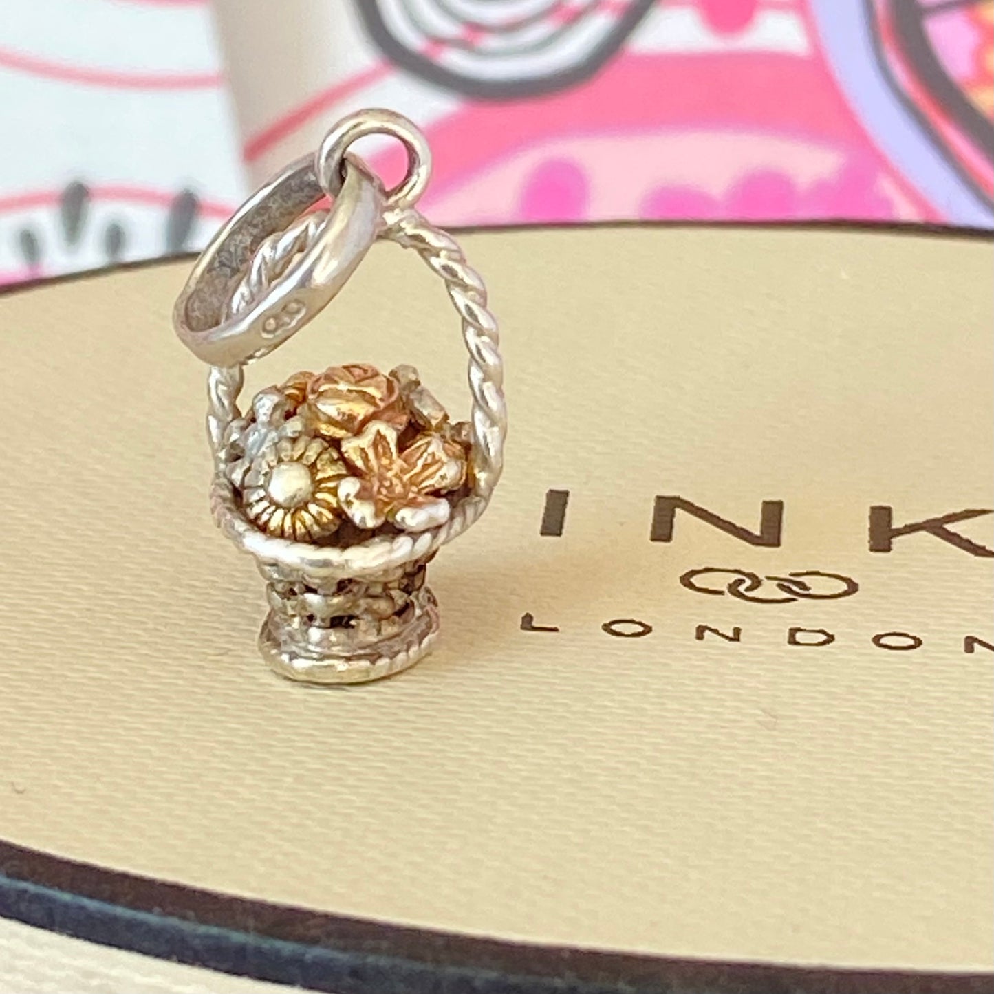 Links of London Flower Basket Charm