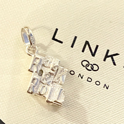 Sterling Silver Links of London Rock  & Roll Charm