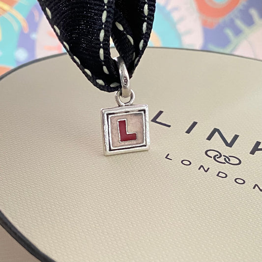 Links of London Sterling Silver Learner Drivers Plate Charm