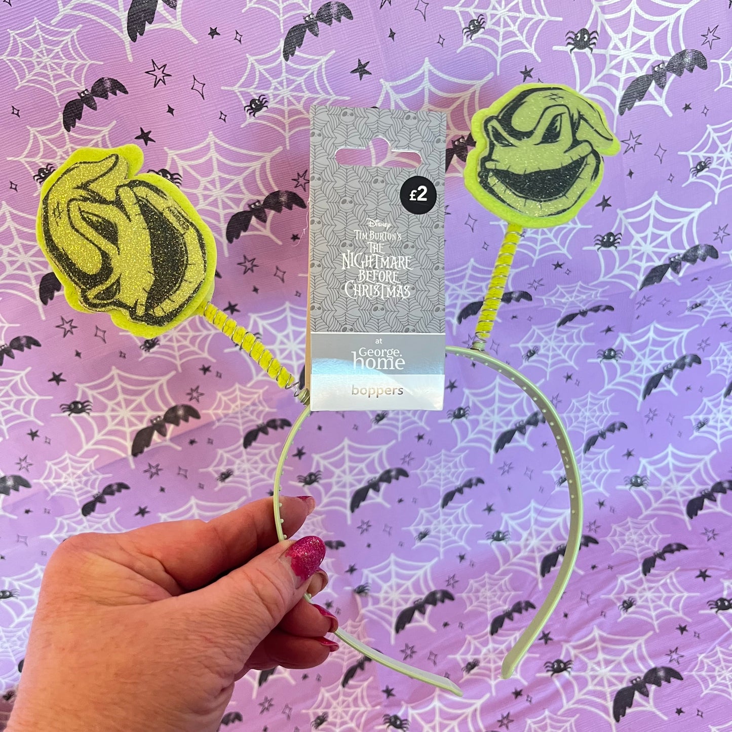 Disney Nightmare Before Christmas Oogie Boogie head boppers