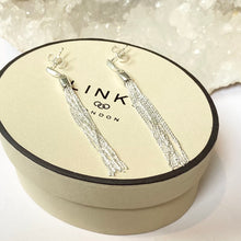 Load image into Gallery viewer, Links of London Sterling Silver Silk Row Earrings New
