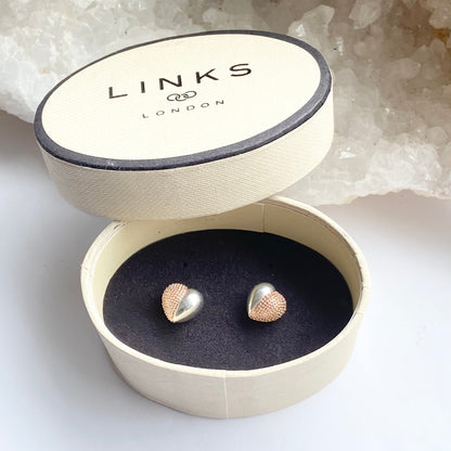 Links of London Masquerade Heart Stud Earrings