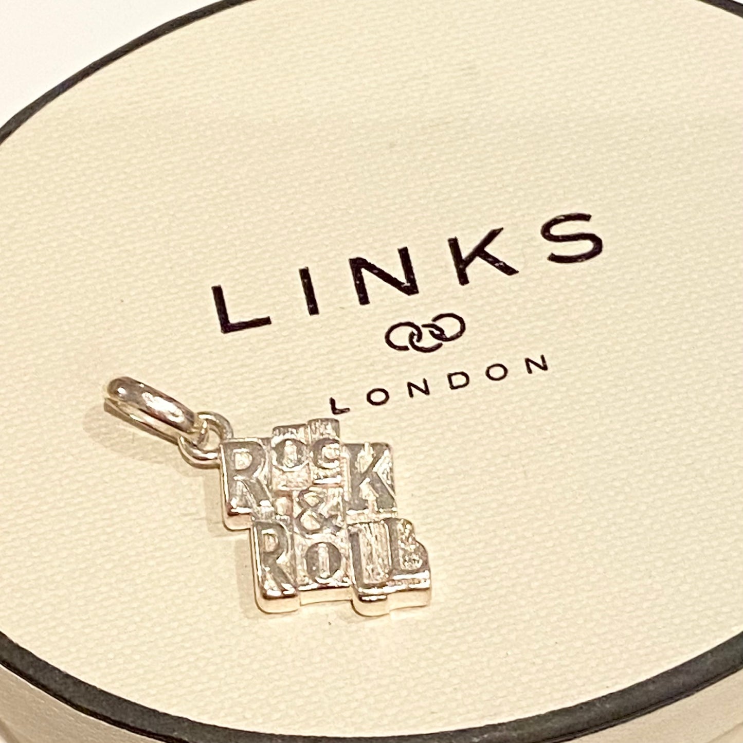 Sterling Silver Links of London Rock  & Roll Charm