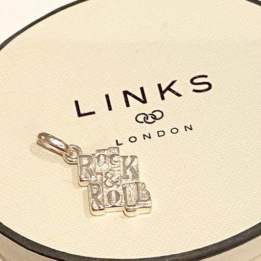 Sterling Silver Links of London Rock  & Roll Charm