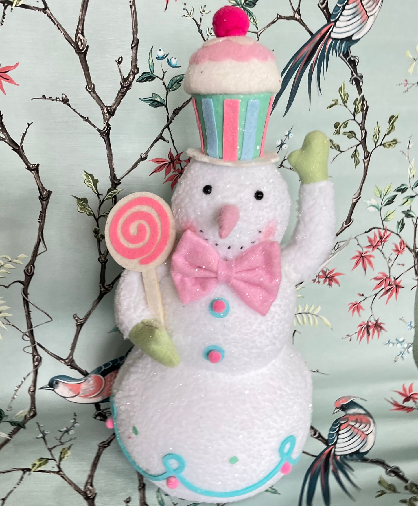 16.5" Fabric Snowman Figurine Set – Christmas Decoration