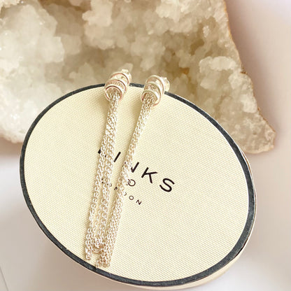 Links of London Sterling Silver Sweetie and Chain Earrings