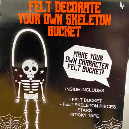 Felt Decorate your own Skeleton Bucket