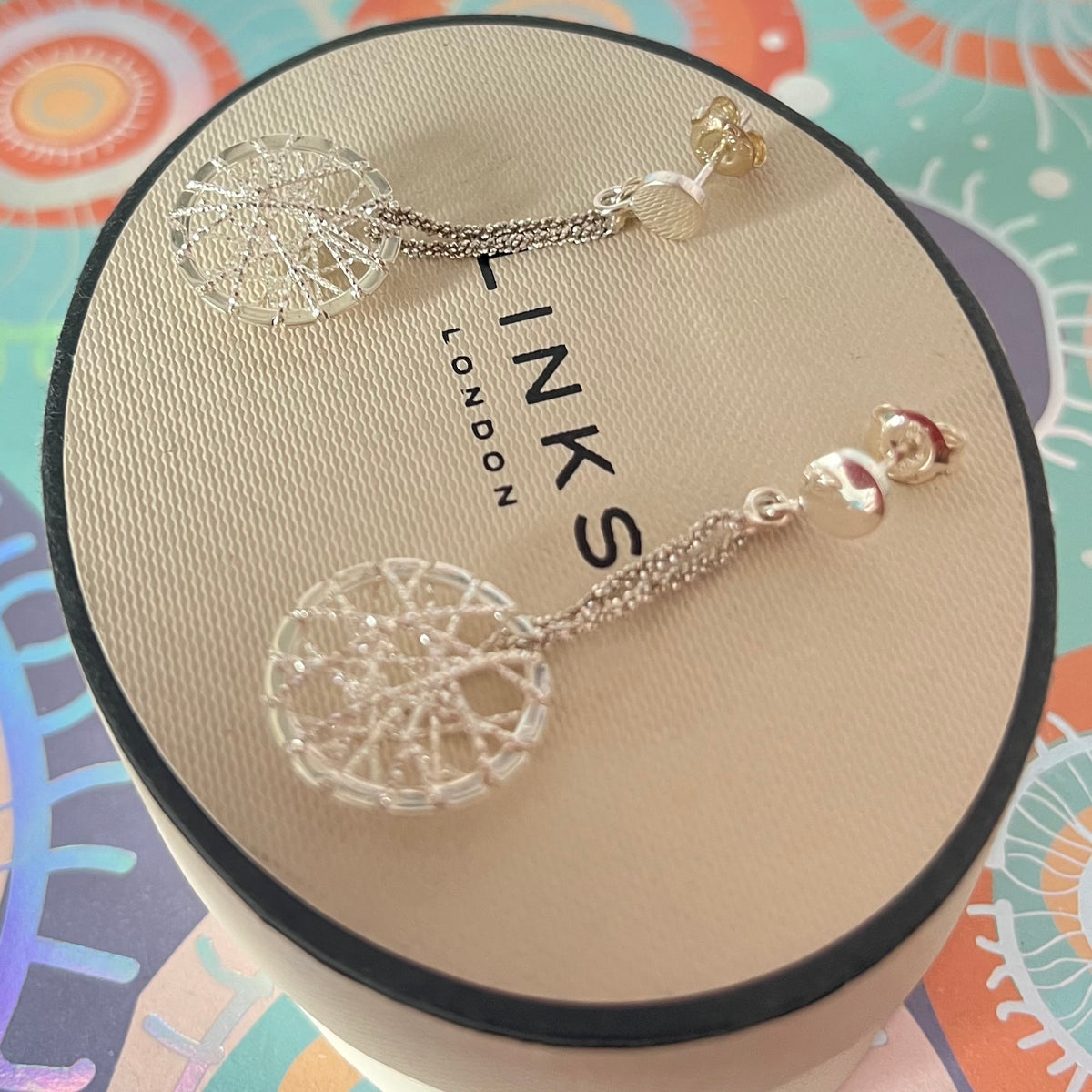 Links of London Sterling Silver Dream Catcher Earrings