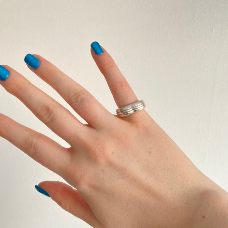 Links of London Silver Love Note Heart Ring