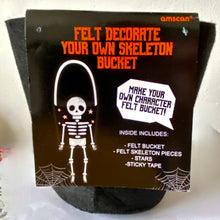 Load image into Gallery viewer, Felt Decorate your own Skeleton Bucket
