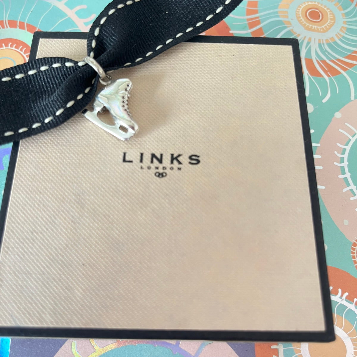 Links of London Sterling Silver  Ice Skate Boot Charm