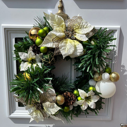 Festive Floral Wreath