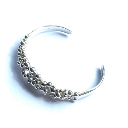 Pre loved Silver Links of London Effervescent Bubble Cuff Bracelet with minor minor