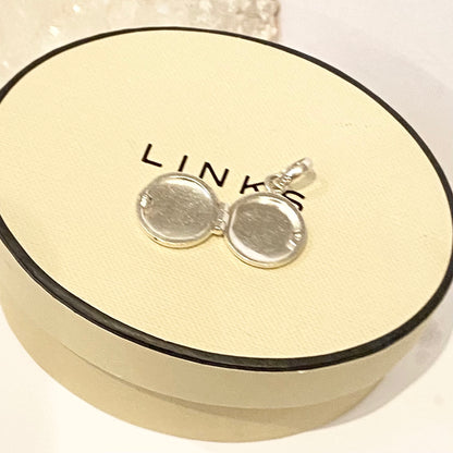 Links of London Round Sterling Silver Locket with space for two photos