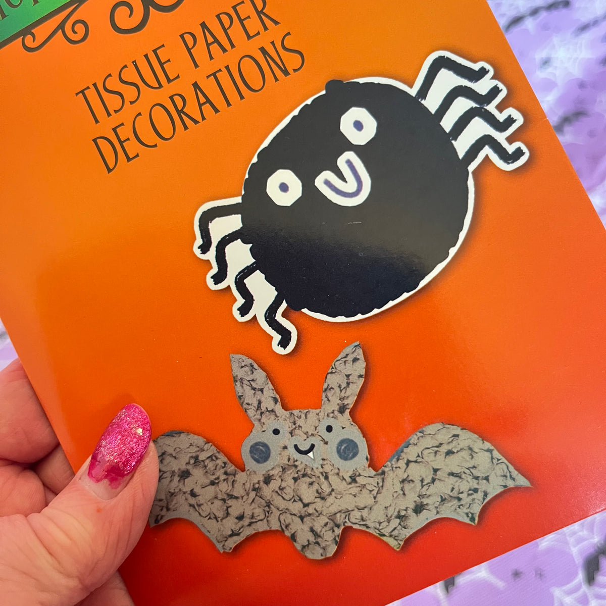 Lets Make.  Tissue Paper Decorations