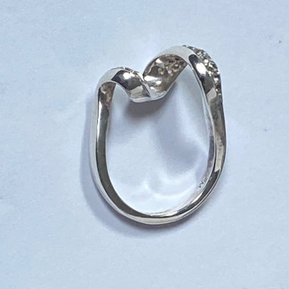 Links of London Entwine White Sapphire Pave Set Ring