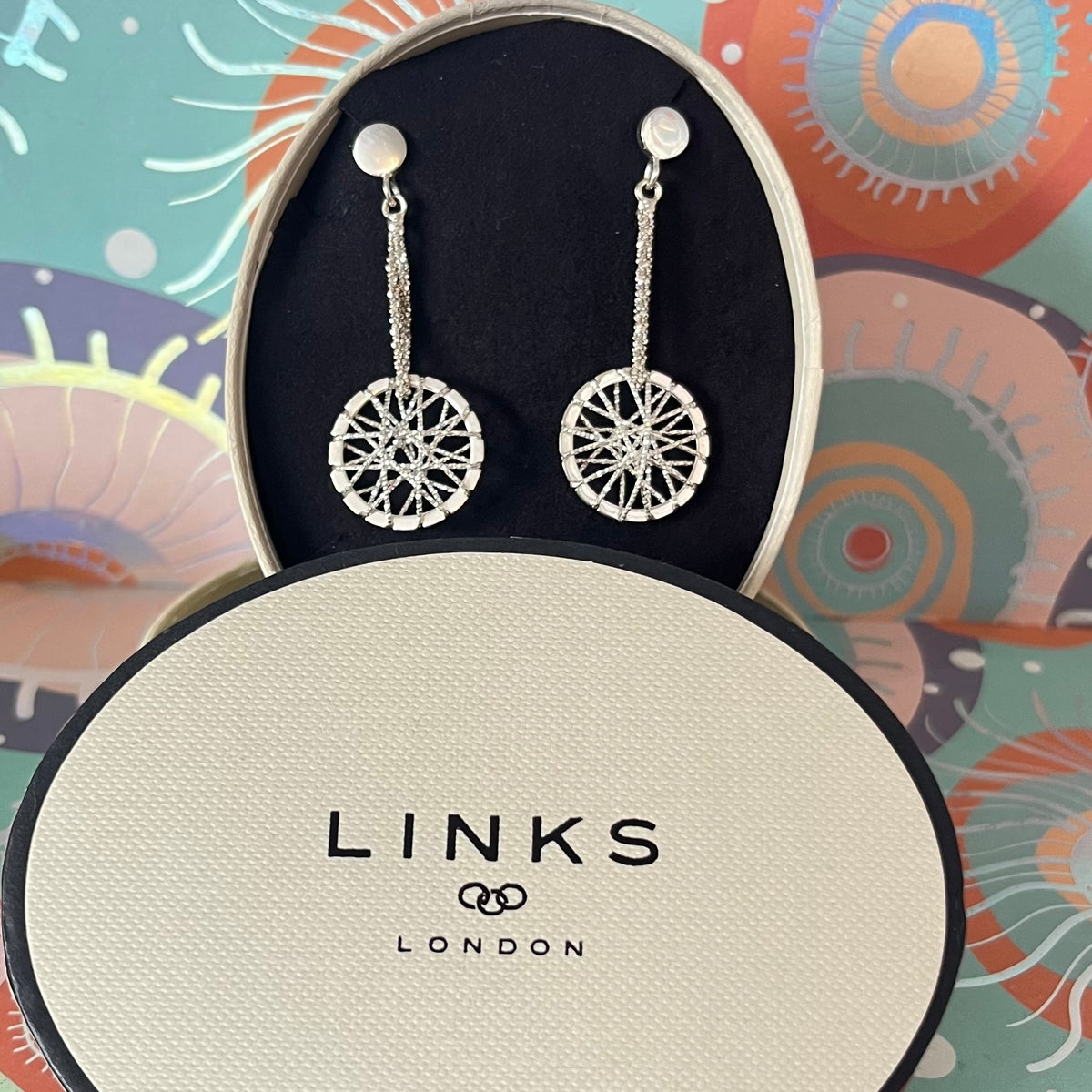 Links of London Sterling Silver Dream Catcher Earrings